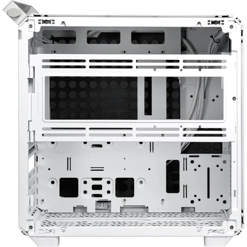 Cooler Master Qube 500 PC-Gehäuse Midi-Tower ATX Micro-ATX Mini-ITX Seitenfenster USB-C 2x USB-A Kabelmanagement Weiß