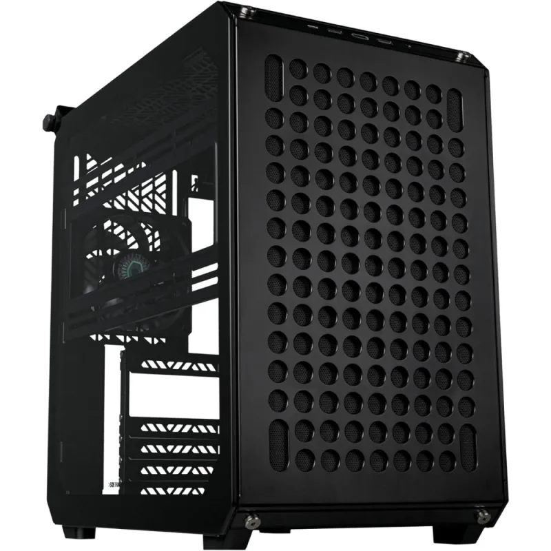 Cooler Master Qube 500 Caja Semitorre ATX Micro-ATX Mini-ITX Ventana Lateral USB-C 2x USB-A Gestión Cables Negro