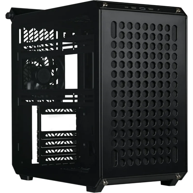 Cooler Master Qube 500 Caja Semitorre ATX Micro-ATX Mini-ITX Ventana Lateral USB-C 2x USB-A Gestión Cables Negro