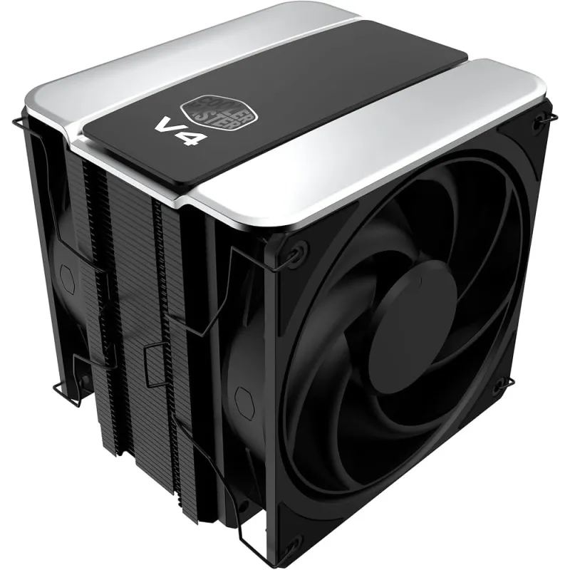 Cooler Master V4 Alpha 3DHP Disipador CPU Torre 4 Tubos Calor Multisocket Intel AMD Negro