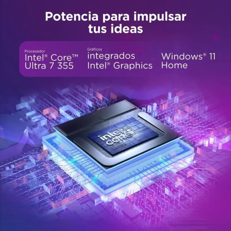 Lenovo IdeaPad Slim 3 Gen 11 Copilot PC Ordenador Portátil 15,3'' WUXGA Intel Core Ultra 7 16GB RAM 1TB SSD