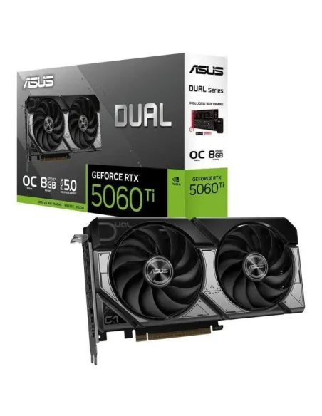 Asus Dual GeForce RTX 5060 Ti 8GB OC GDDR7 - Tarjeta Grafica Gaming