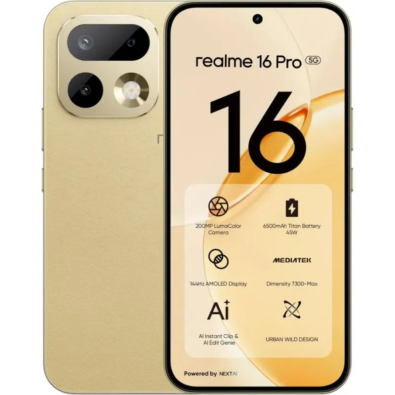 Realme 16 Pro 5G 8/256 Master Gold
