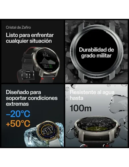 Polar Grit X Pro Titan Smartwatch - Reloj Outdoor Titanio