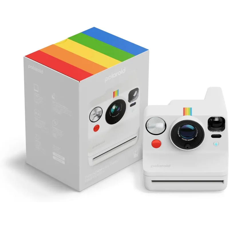 Polaroid Now+ G3 Cámara Instantánea con Film Incluido Bluetooth Control Creativo Blanco