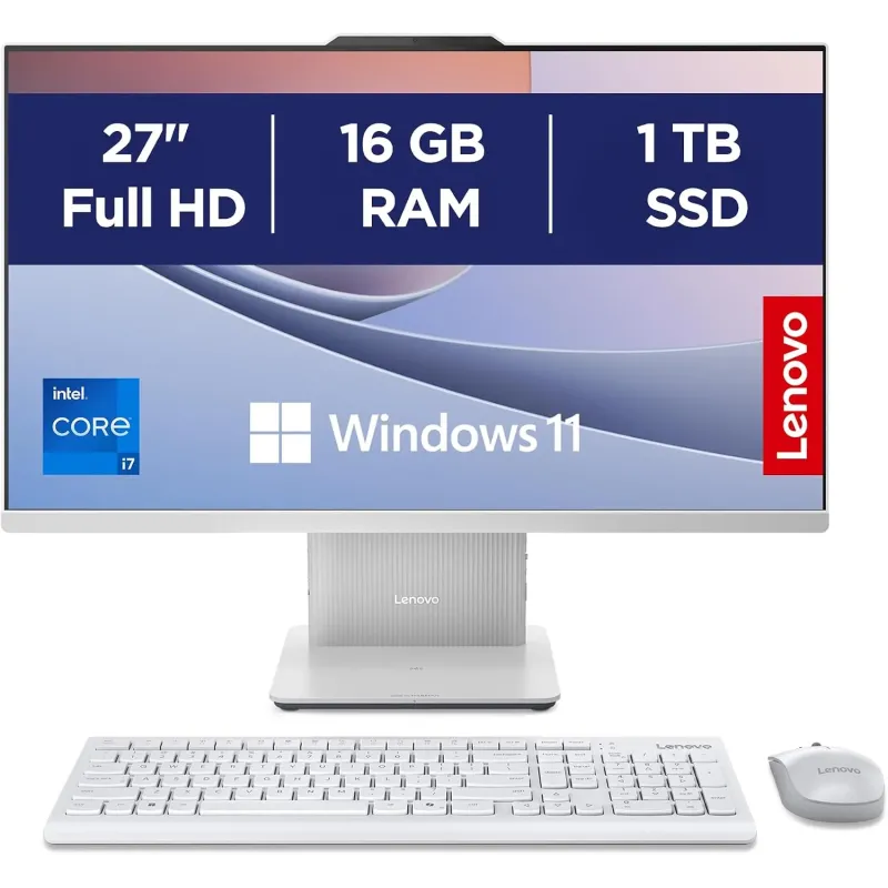 Lenovo IdeaCentre AIO 27IRH9 All-in-One Ordenador Sobremesa 27'' Full HD Intel Core i7-13620H 16GB RAM 1TB SSD Windows 11 Gris