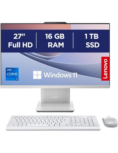 Lenovo IdeaCentre AIO 27IRH9 All-in-One Ordenador Sobremesa 27'' Full HD Intel Core i7-13620H 16GB RAM 1TB SSD Windows 11 Gris