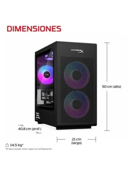 HP OMEN 35L GT18-0008NS PC Gaming Torre Intel Core Ultra 9 270K 32GB RAM Kingston FURY NVIDIA GeForce RTX Windows 11 Home