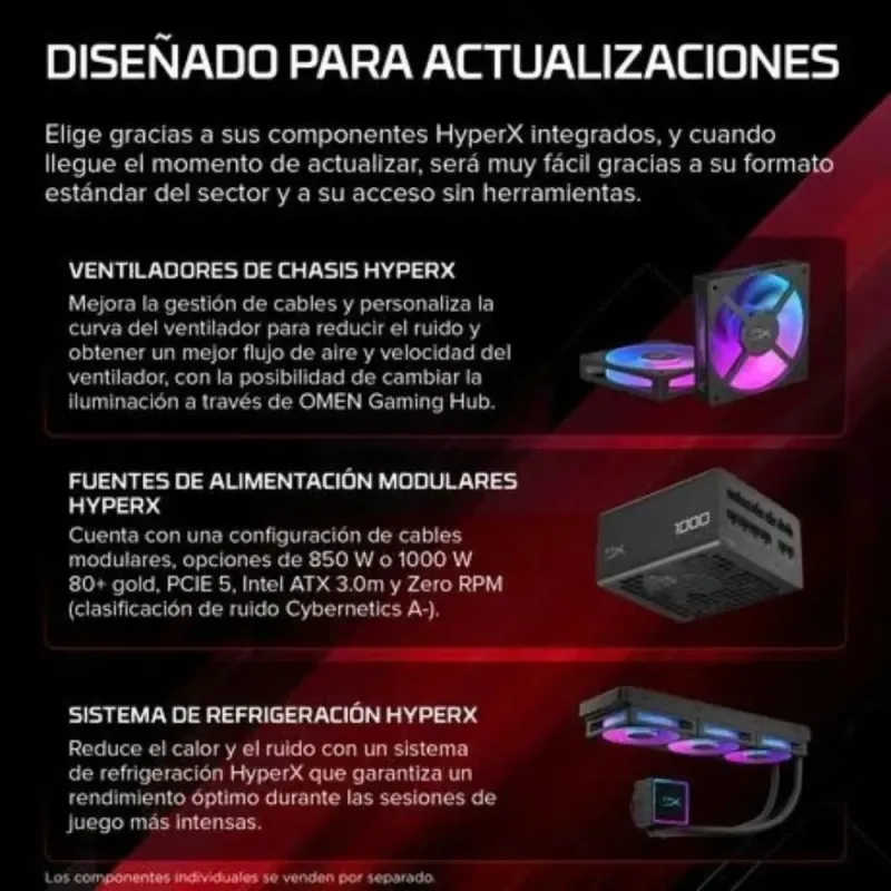 HP OMEN 35L GT18-0008NS Gaming-PC Tower Intel Core Ultra 9 270K 32GB RAM Kingston FURY NVIDIA GeForce RTX Windows 11 Home