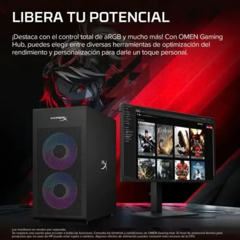 HP OMEN 35L GT18-0008NS Gaming-PC Tower Intel Core Ultra 9 270K 32GB RAM Kingston FURY NVIDIA GeForce RTX Windows 11 Home