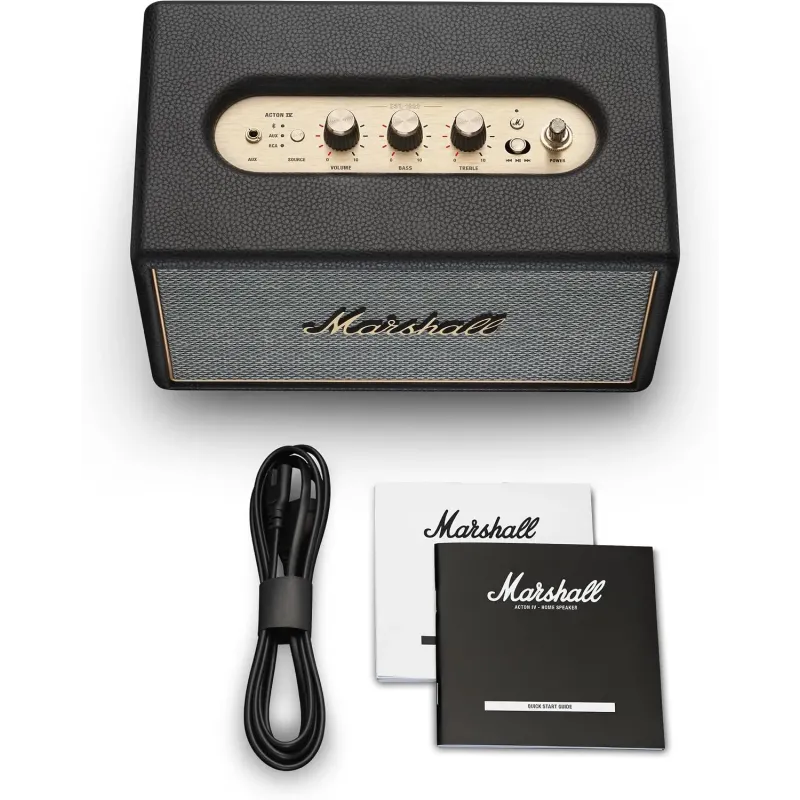 Marshall Acton IV Black & Brass