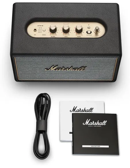 Marshall Acton IV Black & Brass