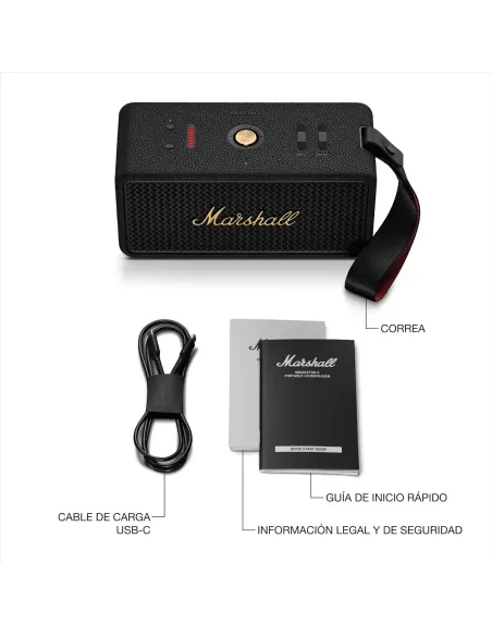 Marshall Middleton II Lautsprecher Black and Brass