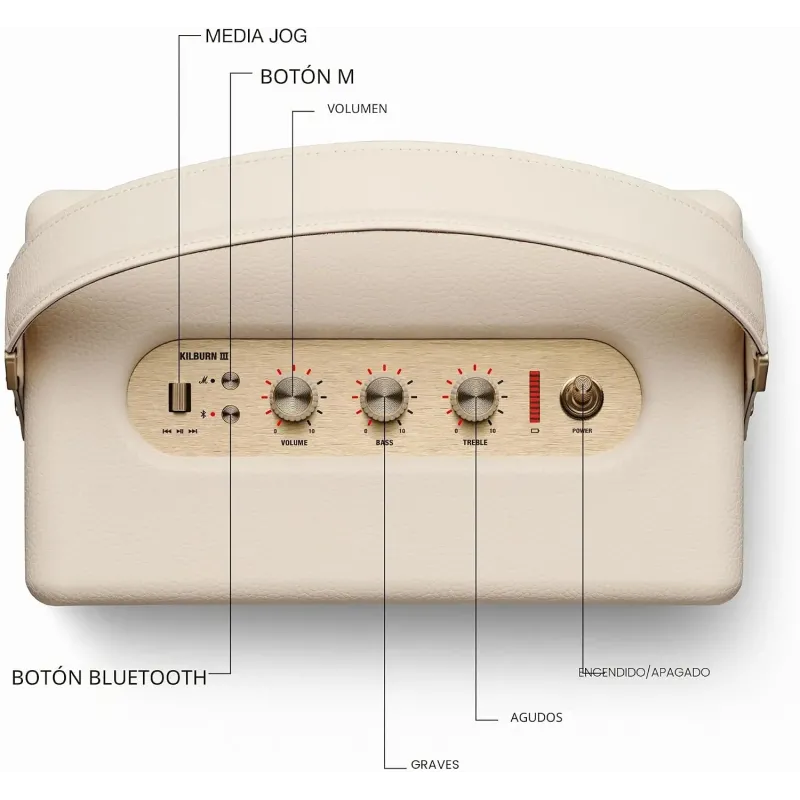 Marshall Kilburn III Lautsprecher Cream
