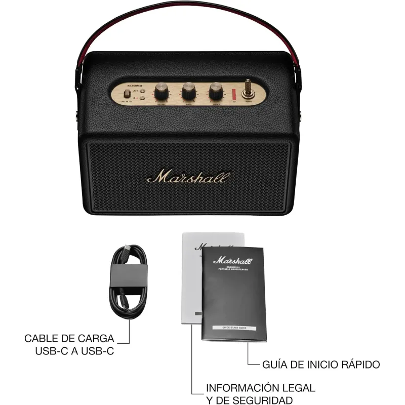 Marshall Kilburn III Black & Brass