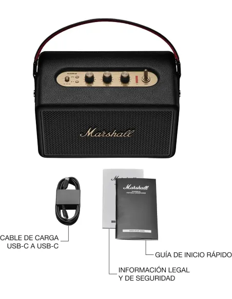 Marshall Kilburn III Black & Brass