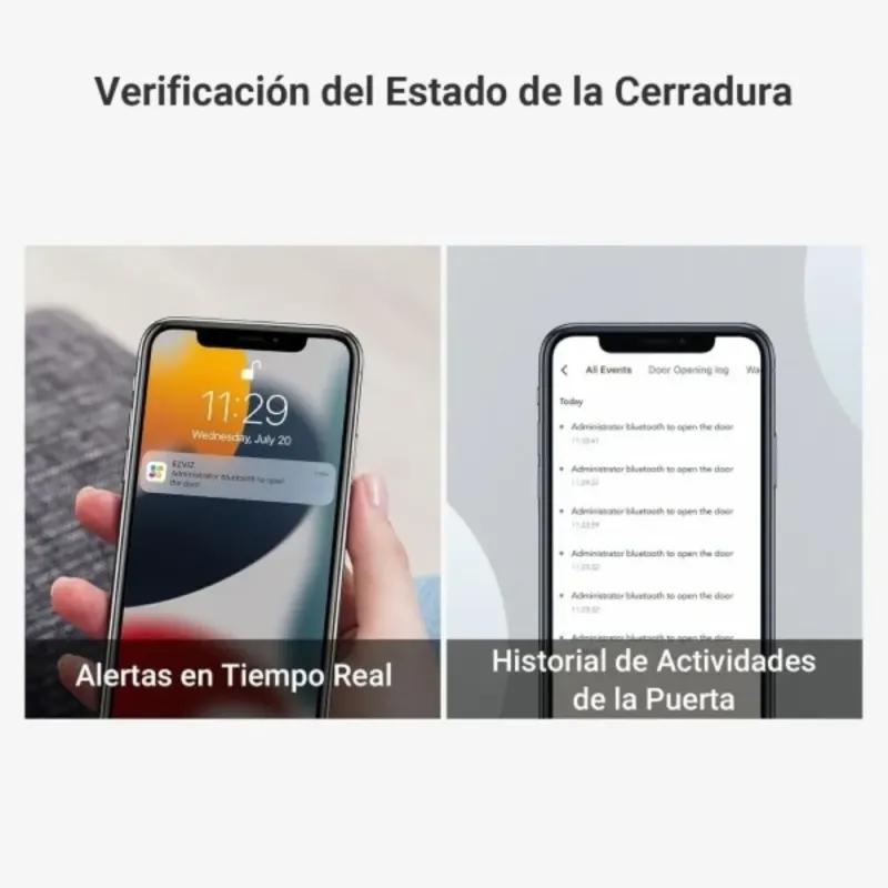 EZVIZ SmartLock DL01S + Teclado + Gateway | Cerradura Inteligente Kit