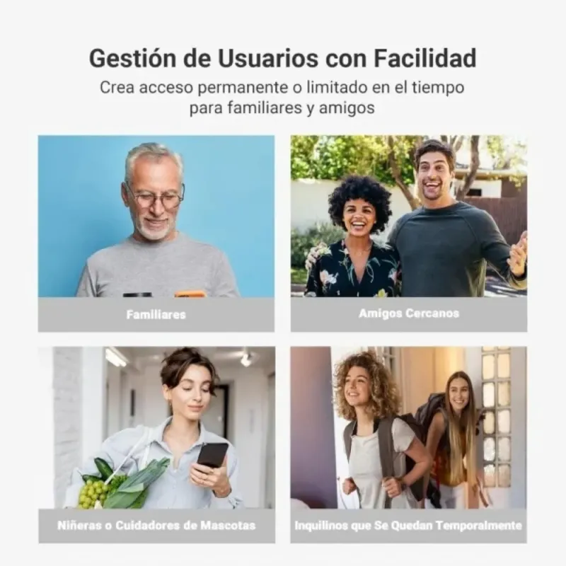 EZVIZ SmartLock DL01S + Teclado + Gateway | Cerradura Inteligente Kit