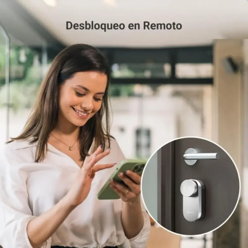 EZVIZ SmartLock DL01S + Teclado + Gateway | Cerradura Inteligente Kit