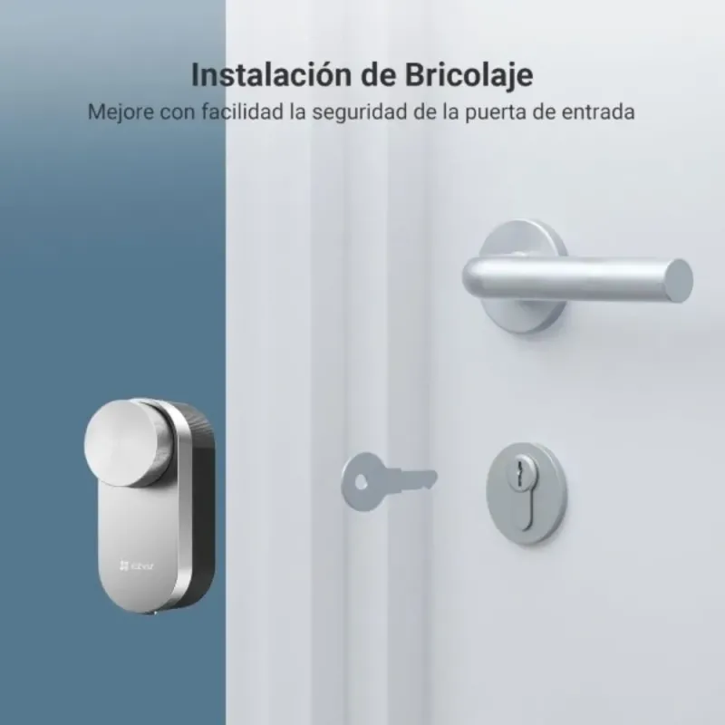 EZVIZ SmartLock DL01S + Teclado + Gateway | Cerradura Inteligente Kit