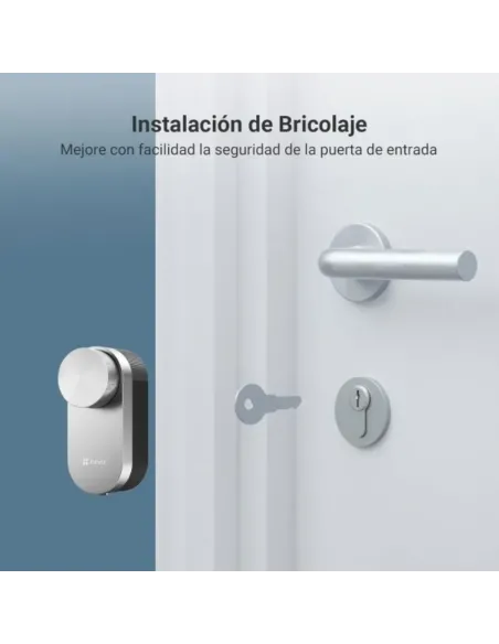 EZVIZ SmartLock DL01S + Teclado + Gateway | Cerradura Inteligente Kit