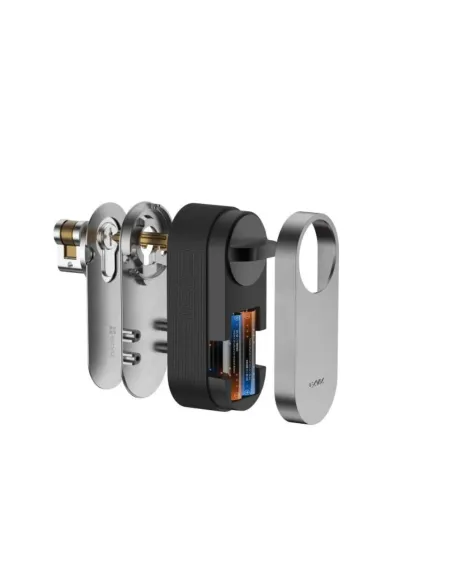 Ezviz Smartlock Intelligentes Türschloss DLS01S, Silber und Schwarz