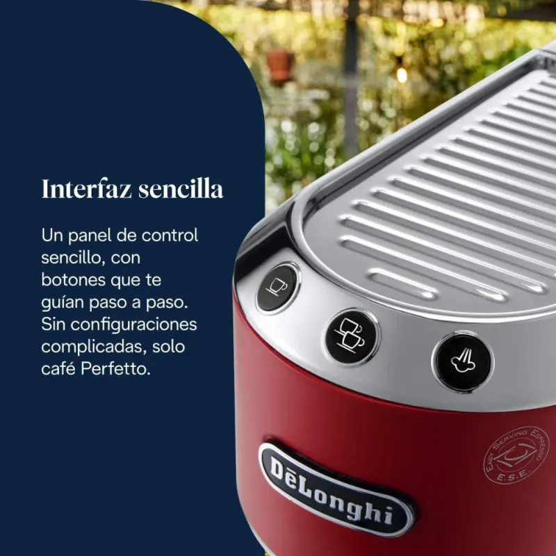 DeLonghi Manuelle Espressomaschine EC685.BK Rot