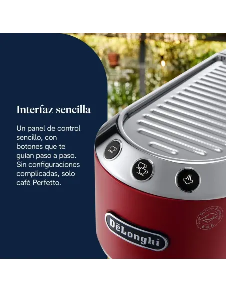 DeLonghi Manuelle Espressomaschine EC685.BK Rot