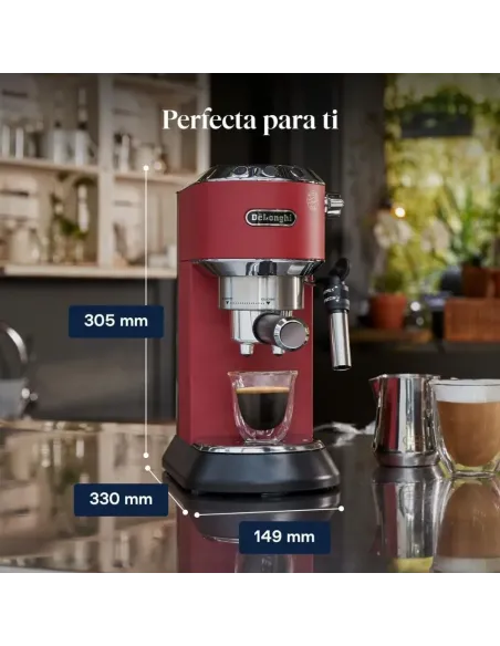 DeLonghi Manuelle Espressomaschine EC685.BK Rot