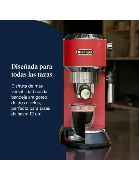 DeLonghi Manuelle Espressomaschine EC685.BK Rot