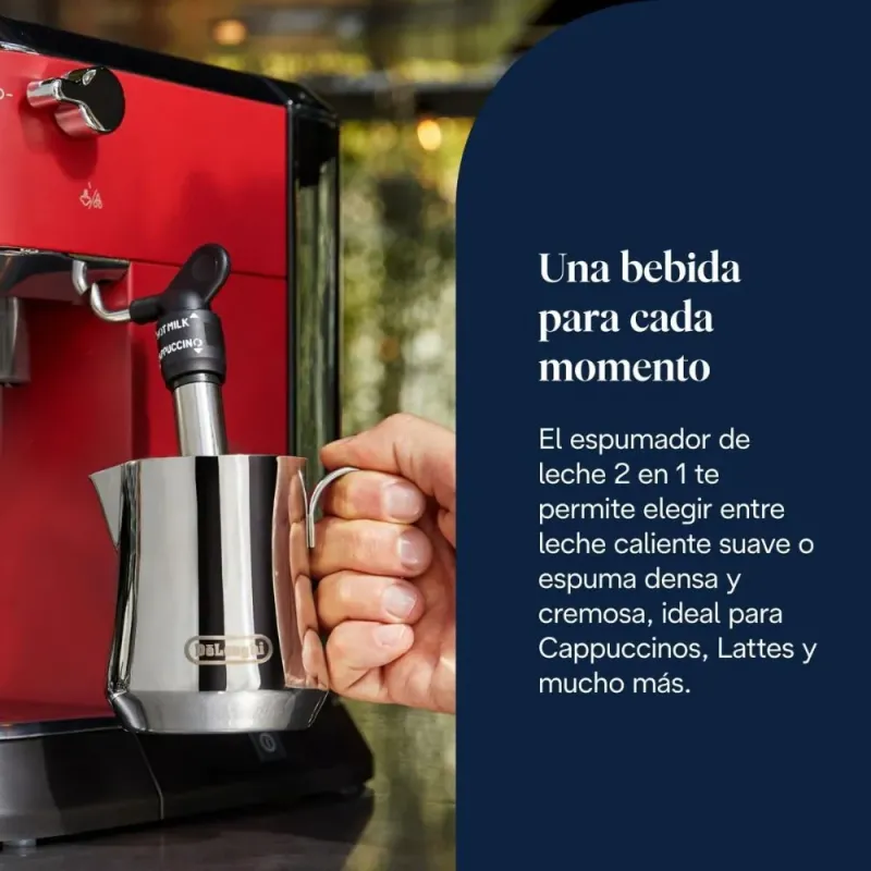 DeLonghi Manuelle Espressomaschine EC685.BK Rot