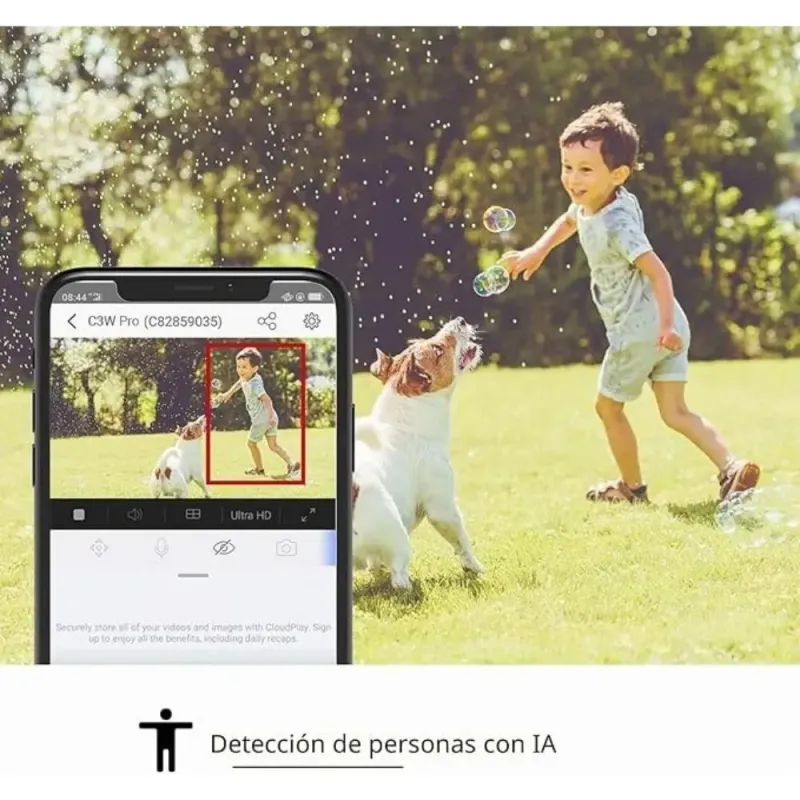 Ezviz C3W Pro 2MP Exterior WiFi Visión Nocturna Color IP67