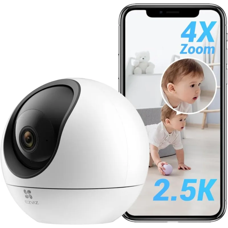 Ezviz C6 2K+ Cámara Vigilancia Interior WiFi 360° con IA