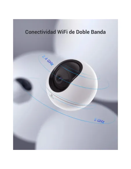 Ezviz C6 2K+ Cámara Vigilancia Interior WiFi 360° con IA