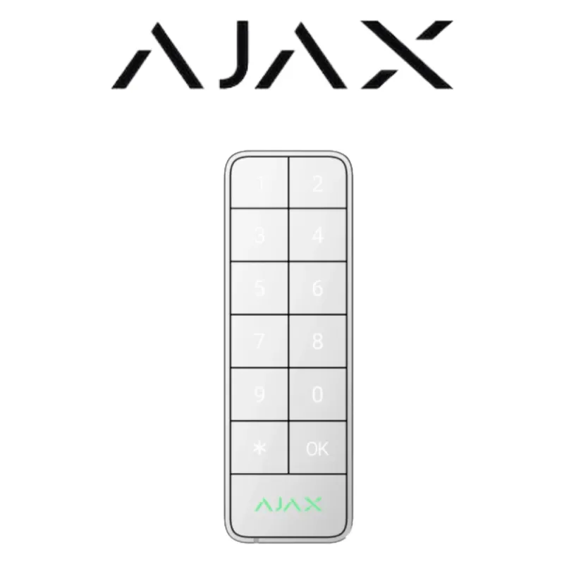Ajax Keypad outdoor blanco - Teclado exterior inalámbrico IP66