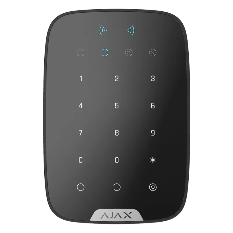 Ajax Keypad Plus Negro - Teclado Inalámbrico RFID Grado 2