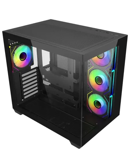 Cooler Master Elite 681 ATX-PC-Gehäuse im Mid-Tower-Format aus gehärtetem Glas, weiß