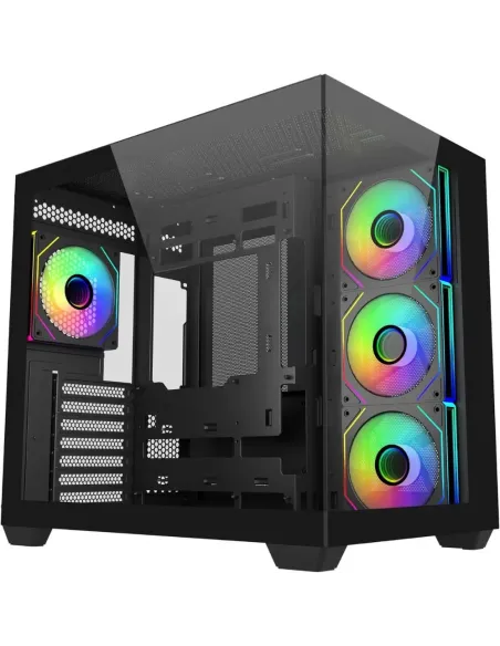 Cooler Master Elite 681 ATX-PC-Gehäuse im Mid-Tower-Format aus gehärtetem Glas, weiß