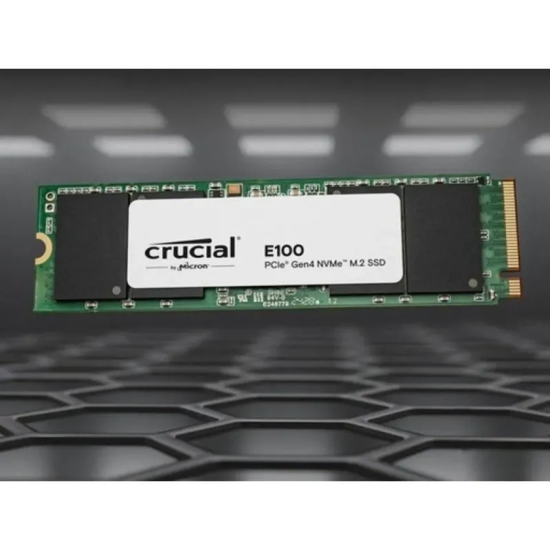 Crucial E100 SSD M.2 NVMe 480GB PCIe Gen4 Schnelle und effiziente interne SSD