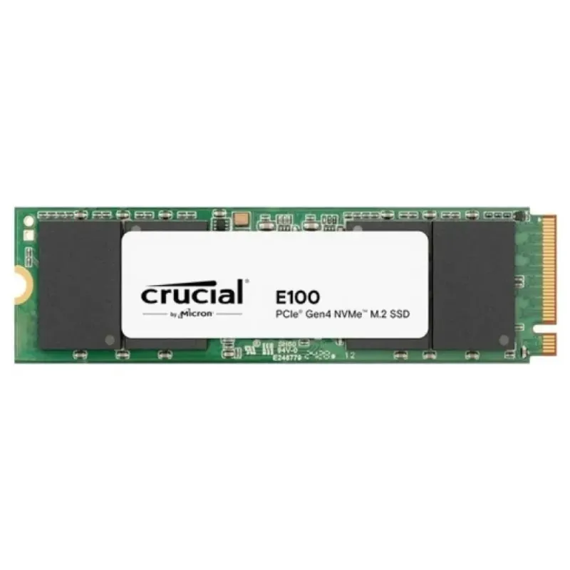 Crucial E100 SSD M.2 NVMe 480GB PCIe Gen4 - Disco Interno Rápido