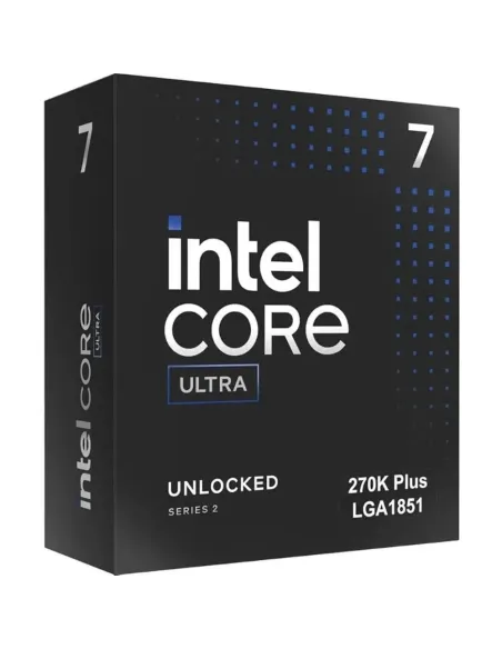 Intel Core Ultra 7 270K Procesador 24 Núcleos hasta 5,5GHz Socket LGA1851 Sin Cooler Box