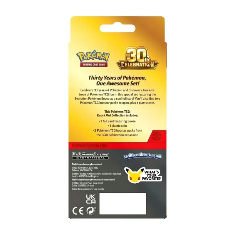 Pokemon TCG 30th Anniversary Knock Out Collection | Edicion Especial