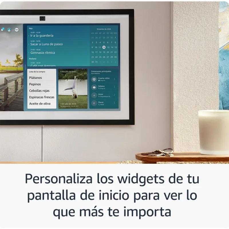 Amazon Echo Show 15 (neueste Generation) Full-HD-Smart-Display 15,6", integriertes Fire TV und Alexa-Sprachsteuerung