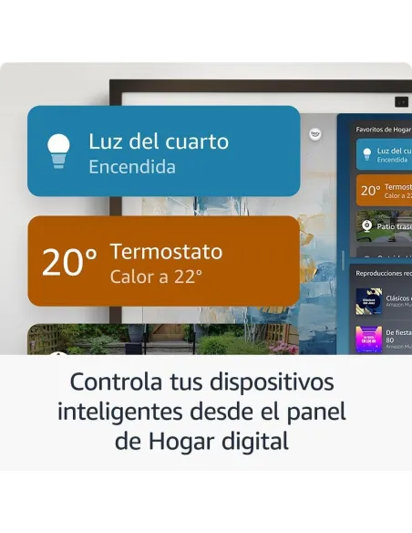 Amazon Echo Show 15 (última generación) Pantalla inteligente Full HD de 15,6", Fire TV integrado y mando por voz Alexa