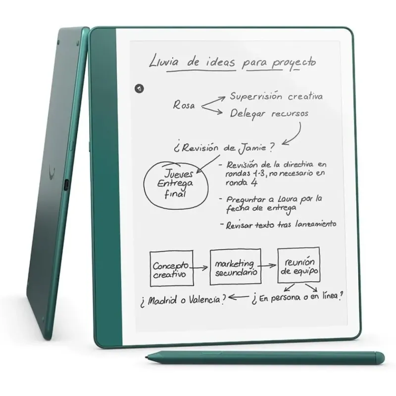 Amazon Kindle Scribe (64 GB) | Premium-Stift Jadegrün Metallic