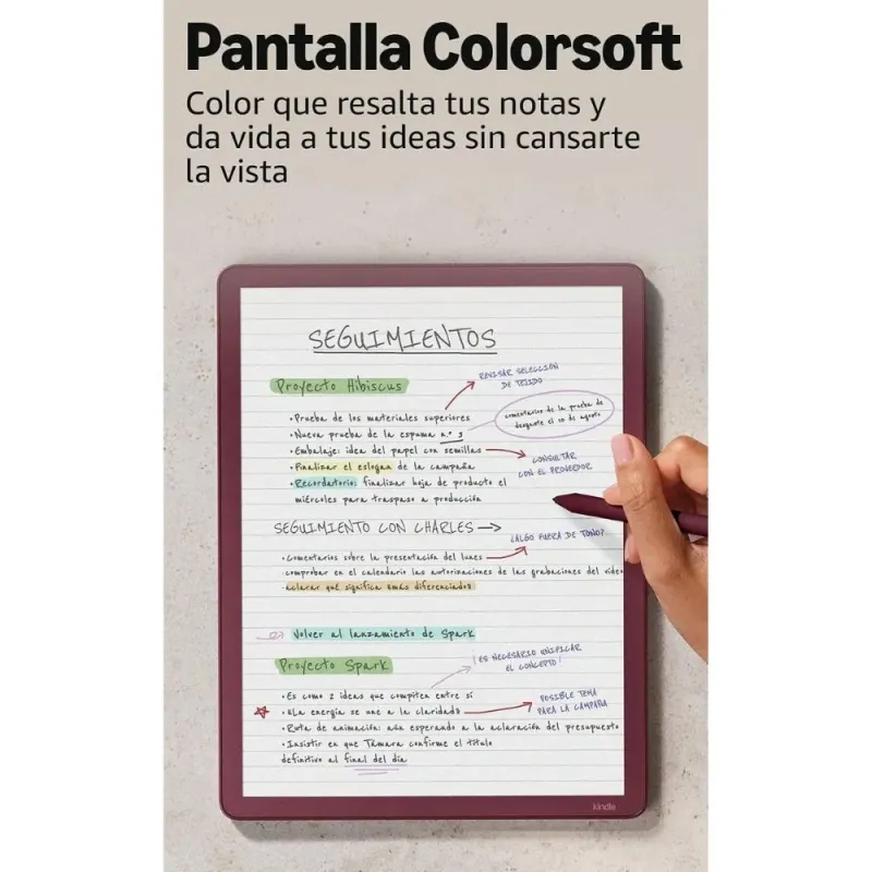 Kindle Scribe Colorsoft 11" 64GB Grafito - E-reader a color con IA