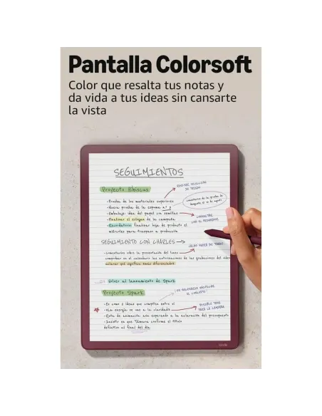 Kindle Scribe Colorsoft 11" 64GB Grafito - E-reader a color con IA