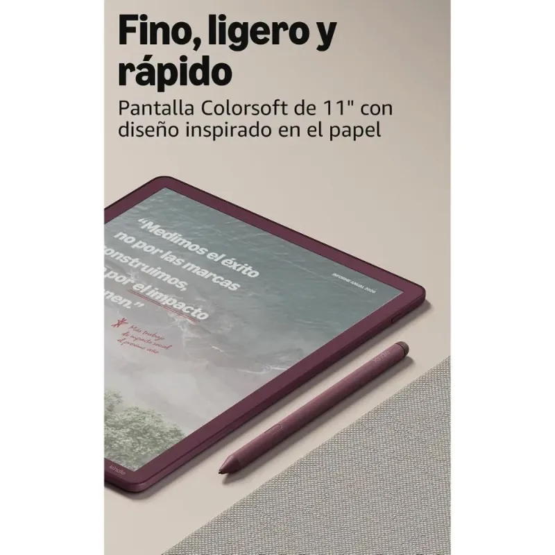 Kindle Scribe Colorsoft 11" 64GB Grafito - E-reader a color con IA