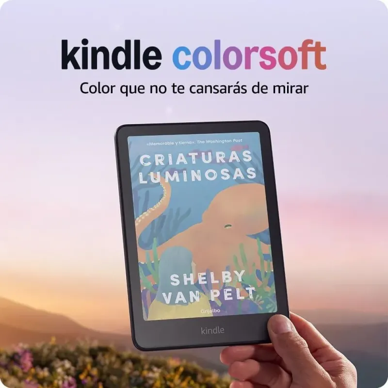 Amazon Kindle Colorsoft 16 GB | Pantalla a Color y Luz Cálida
