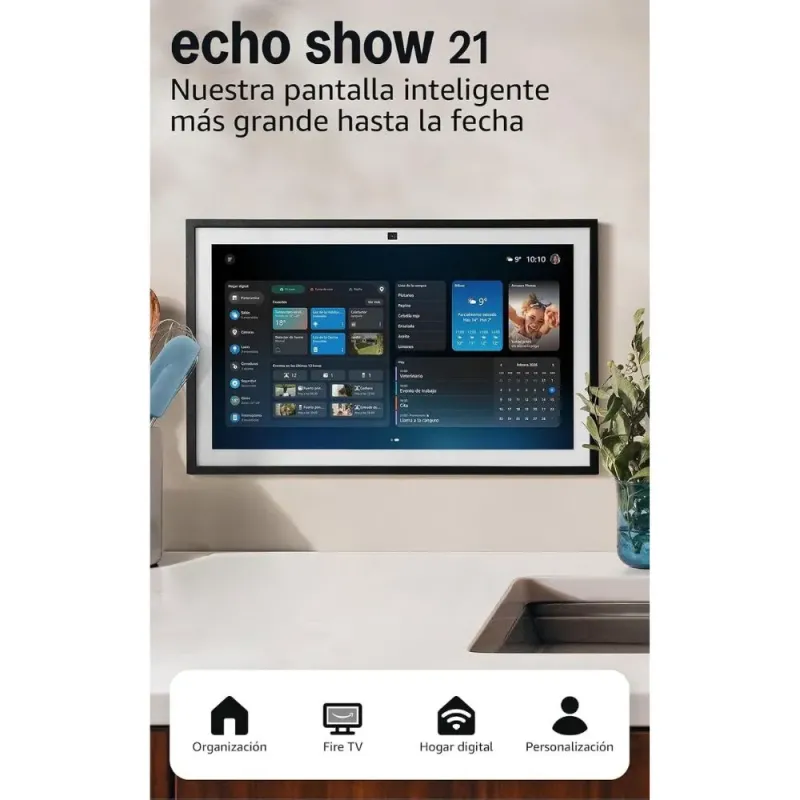 Amazon Echo Show 21 (última generación) | HD de 21" con Fire TV integrado y Alexa